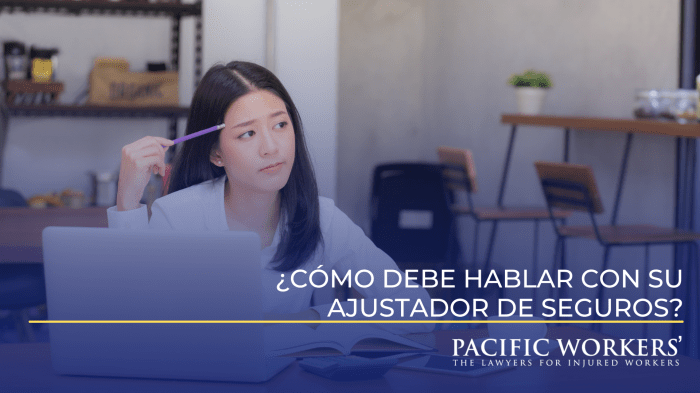 ¿Cómo hablar con éxito con su ajustador de seguros?